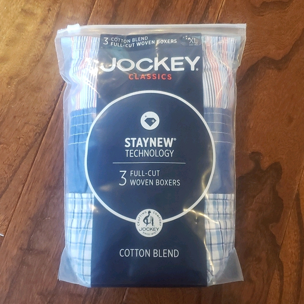 New Jockey Classics Cotton Blend Full-Cut Boxers